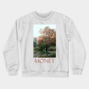 Tree by the Water by Claude Monet Crewneck Sweatshirt